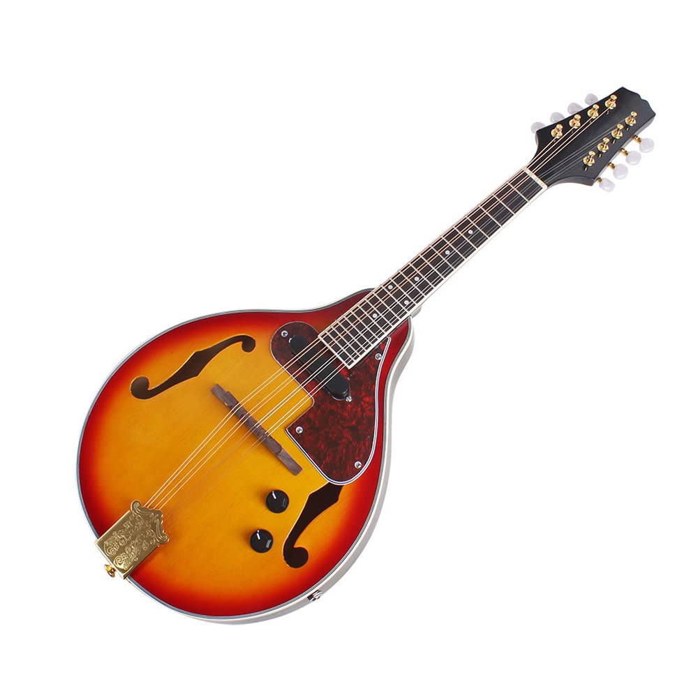 8 Strings Electric Mandolin with Cable and Cleaning Cloth J90289