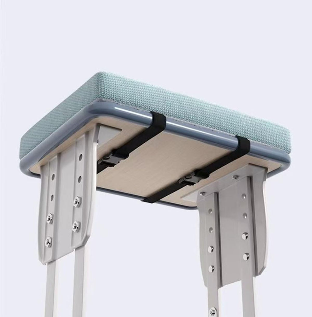 Rectangle Bench Stool Cushion 10x14 Inches Saddle Seat Cushion with Ties F72410