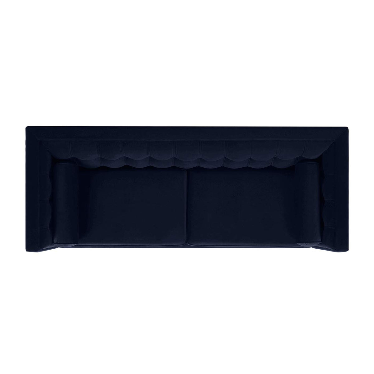 Dark Navy Blue Performance Velvet Tufted Sofa M97983