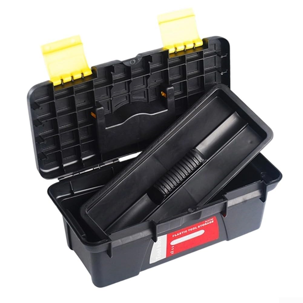 10 Inch Plastic Toolbox with 2-Layer Organization K649905