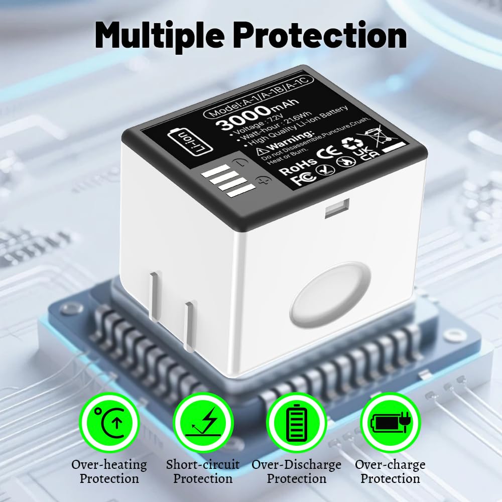 2-Pack Rechargeable Batteries with Charging Station S23400