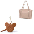 Leather Diaper Bag Backpack with Pacifier Case Y92797
