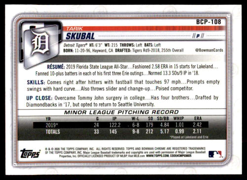 2020 Bowman Chrome Prospect Mega Box Baseball Z930485