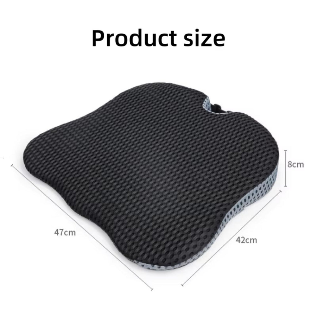Memory Foam Booster Cushion Wedge Grey Y9749