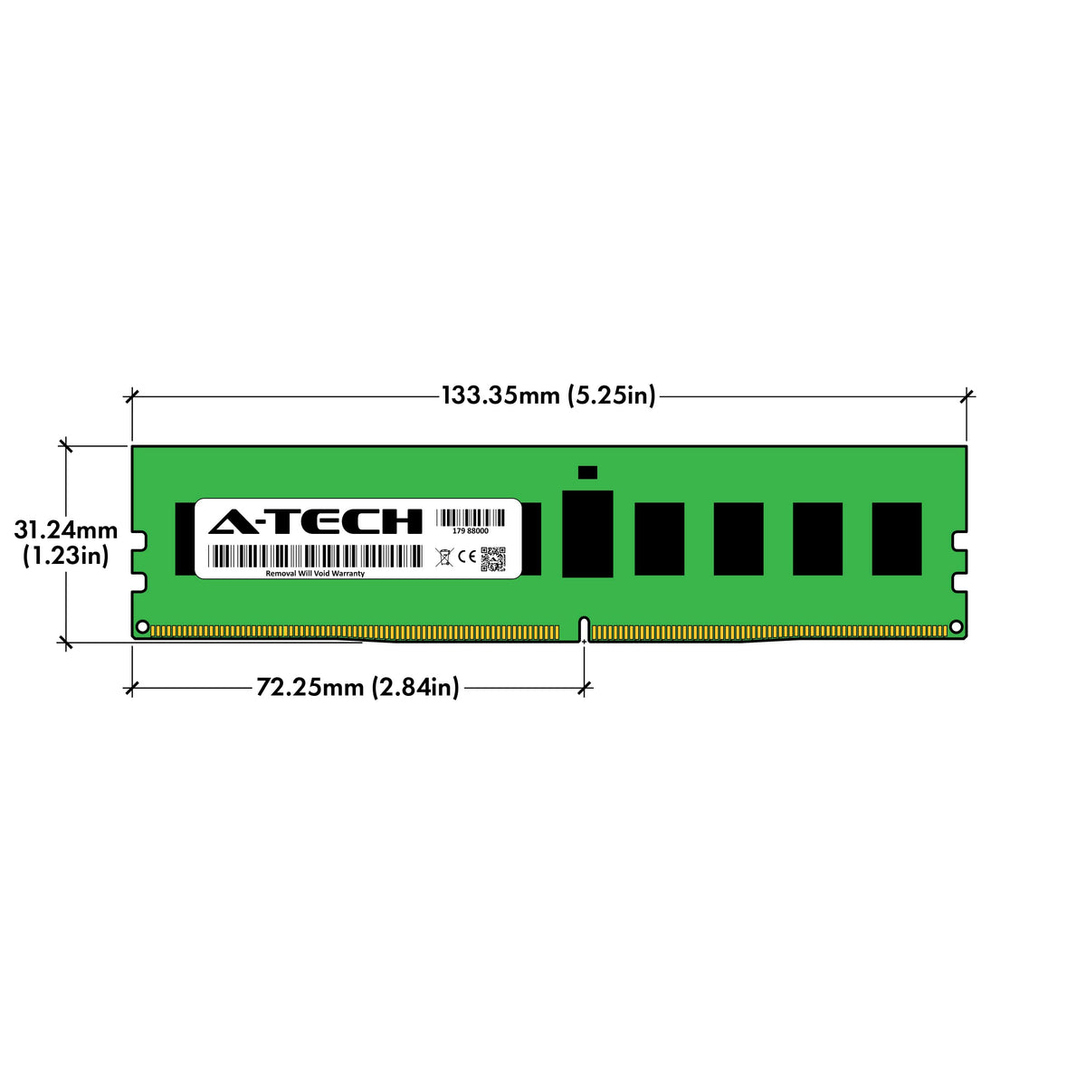 16GB Kit DDR4 2400MHz ECC RDIMM 288-Pin Server RAM K2838
