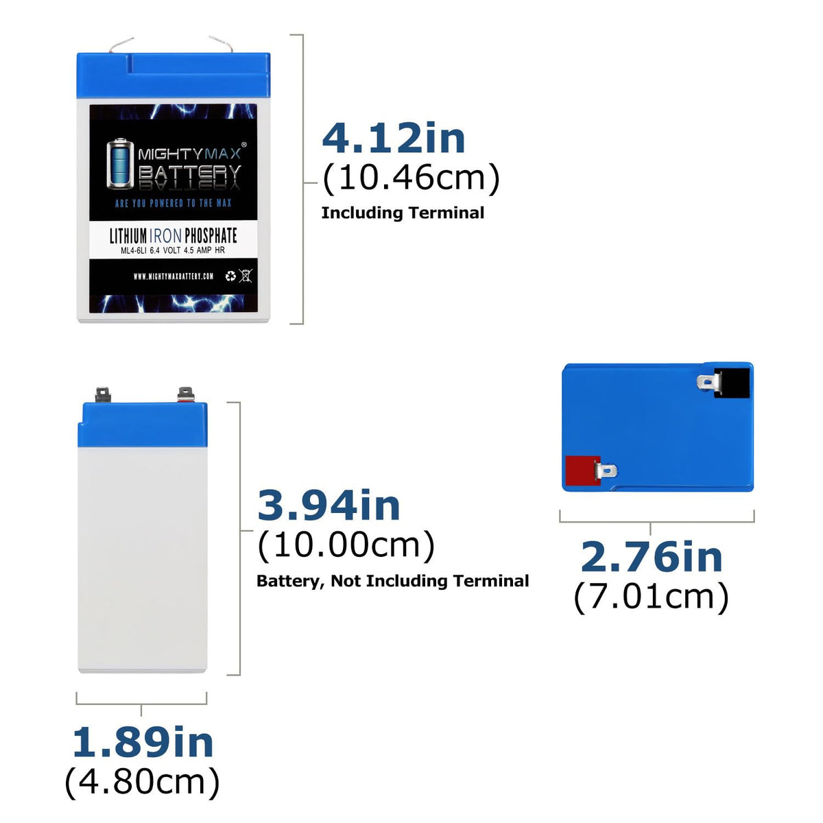 6V 4.5AH Lithium Replacement Battery D284147