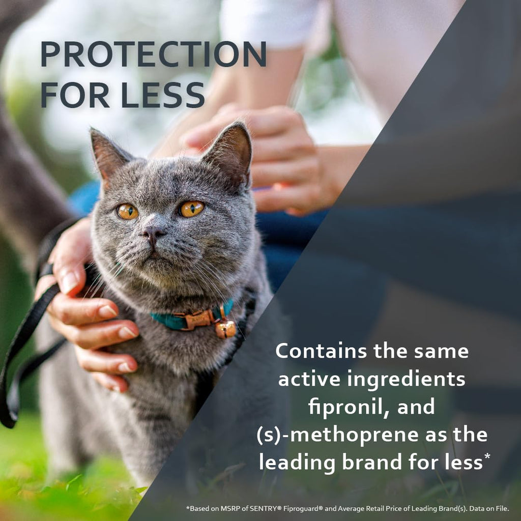 Flea & Tick Cats 1.5 lbs+ Fipronil 6-Month I5095