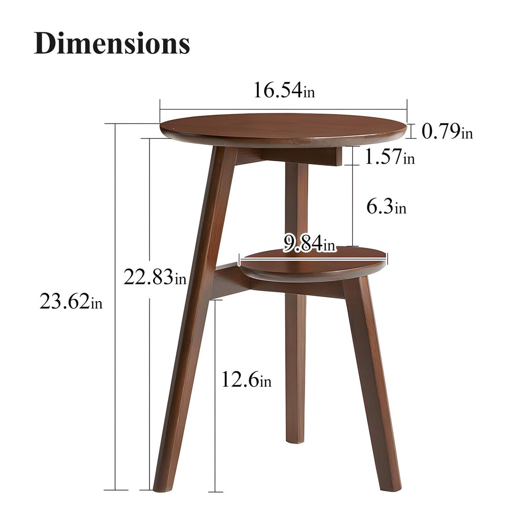 2-Tier Round Side Table T57413