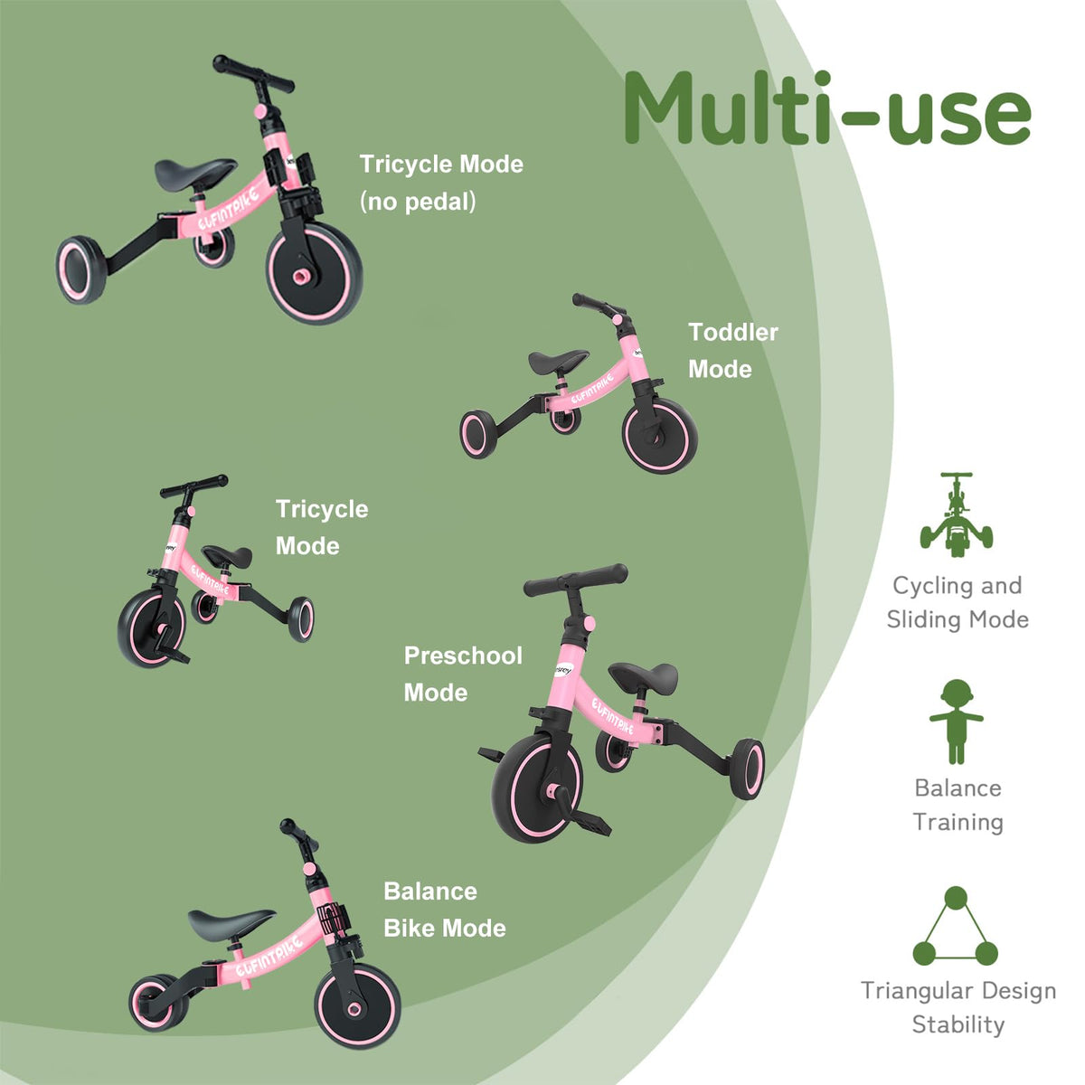 5 in 1 Toddler Bike O119
