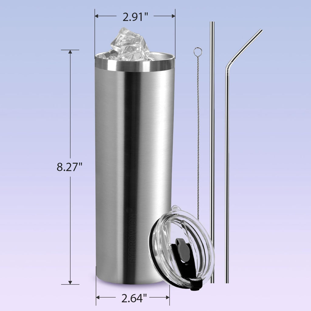 20 oz Insulated Tumbler with Straw Lid H31818
