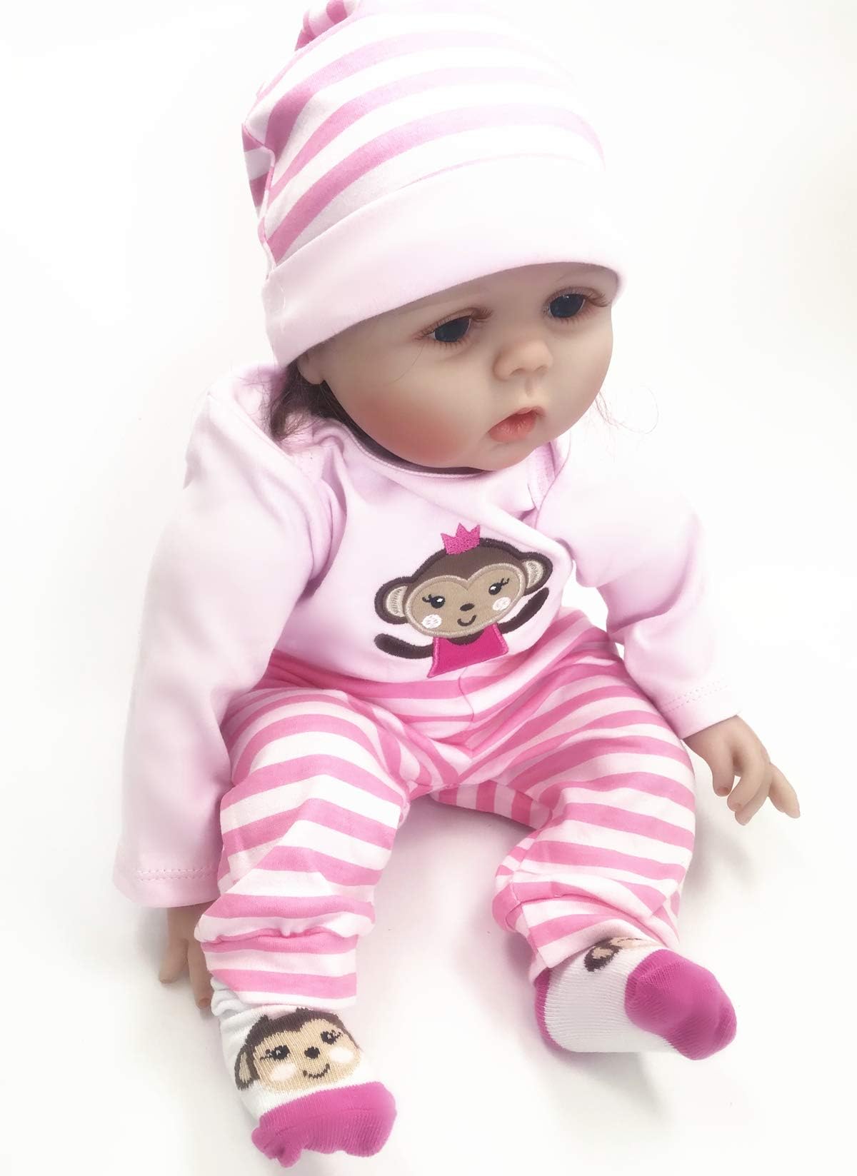 Reborn Baby Girl Doll Clothes 20-22 Inches 4 Pieces Accessories Set G39895