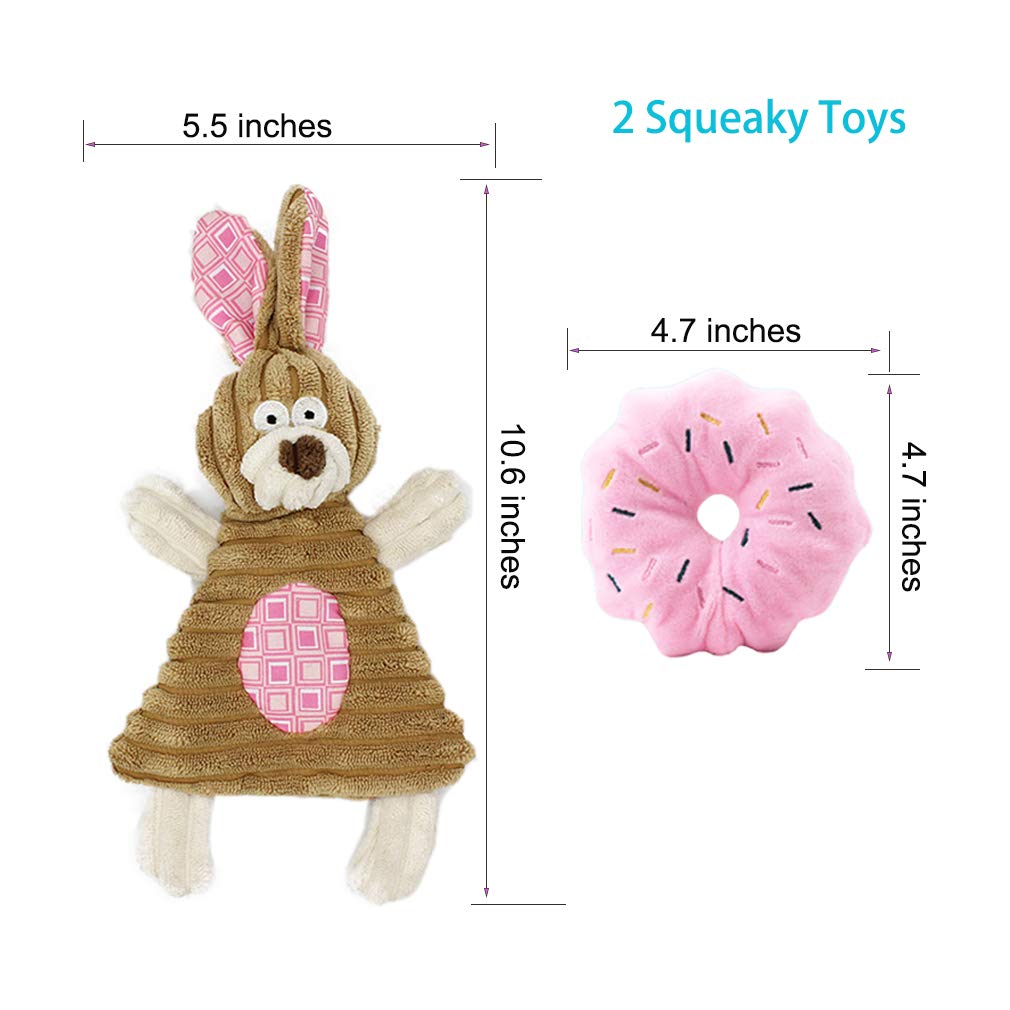 Pink 5-Pack Puppy Chew Toys I8102