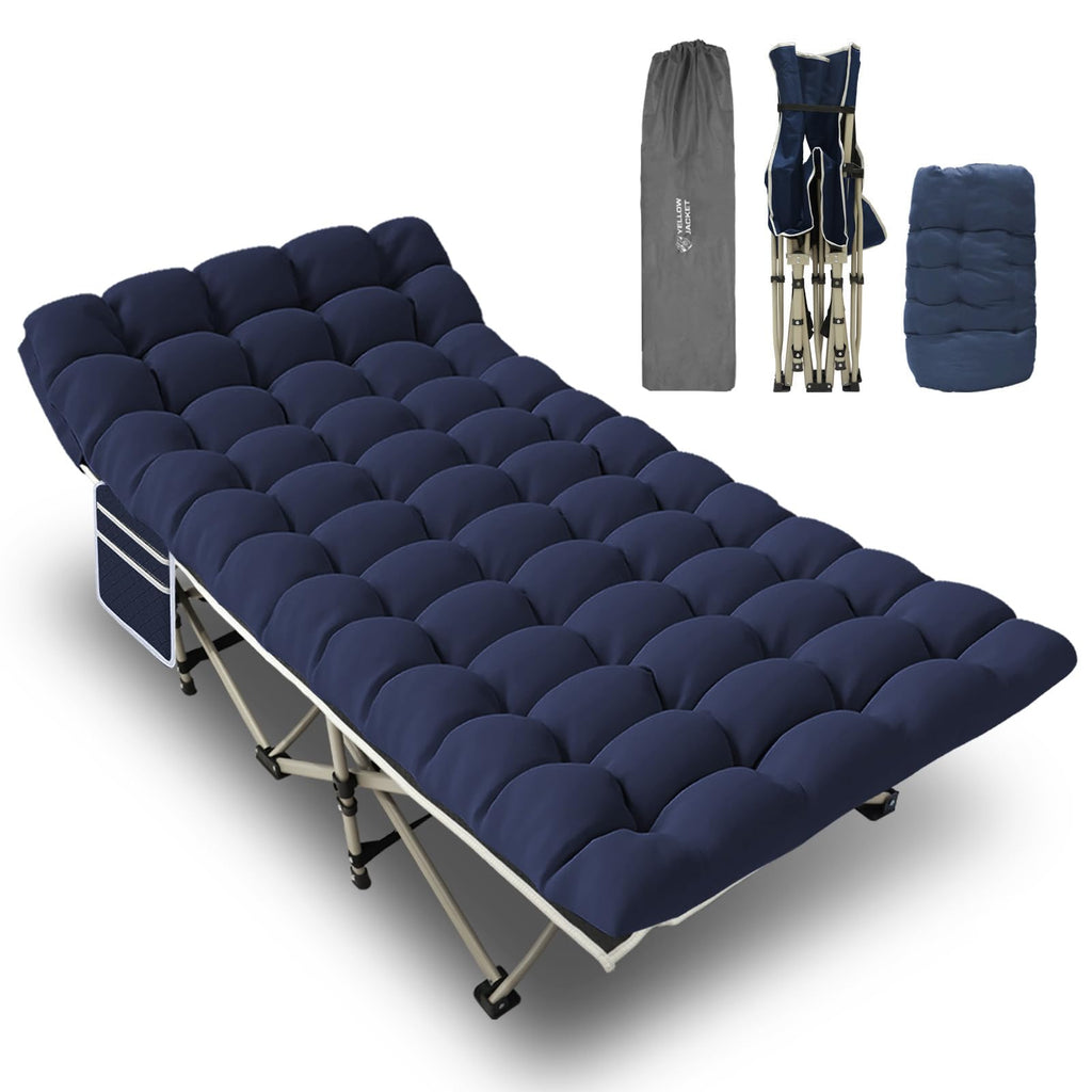 Folding Camping Cot with Mattress and Carry Bag U661