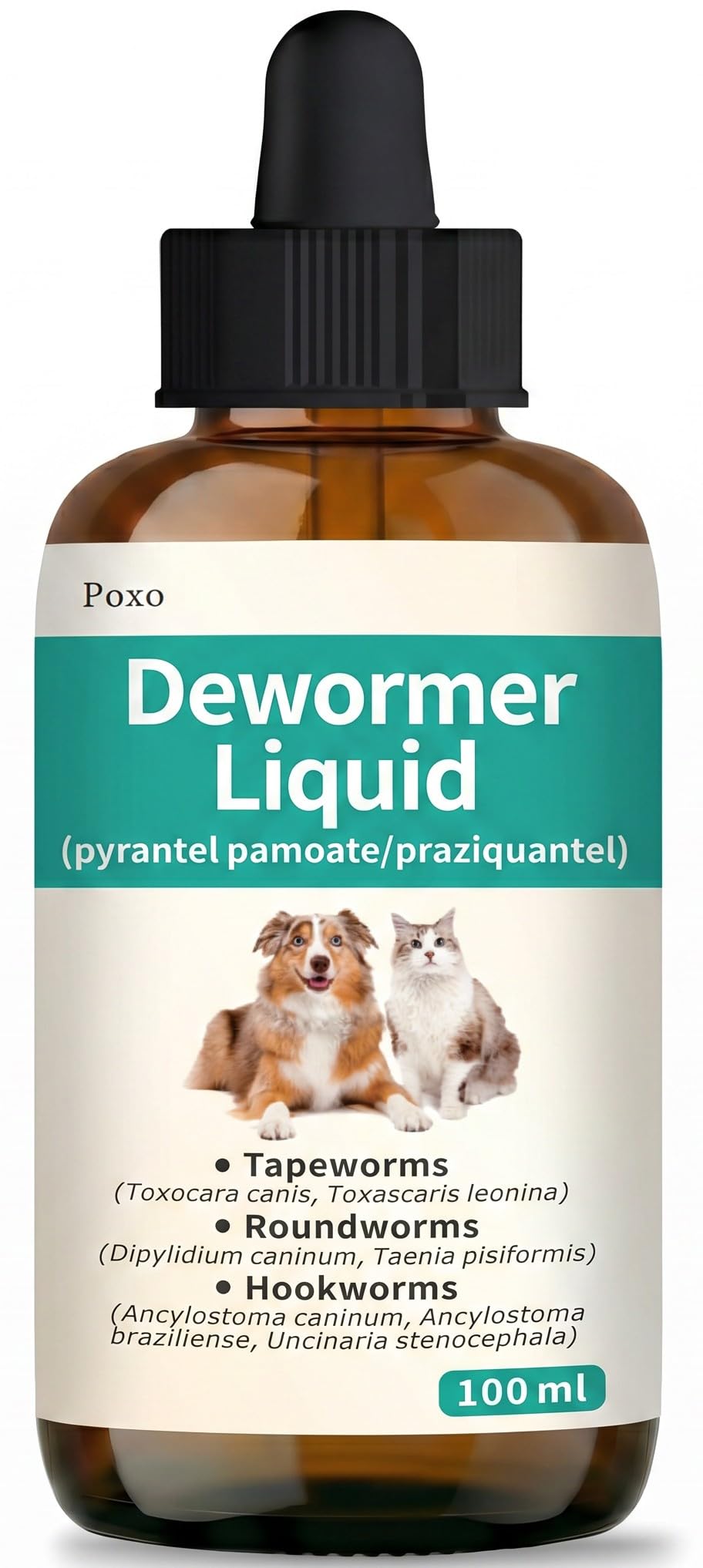 Broad Spectrum Dewormer Liquid for Cats and Dogs 100 mL Z12448