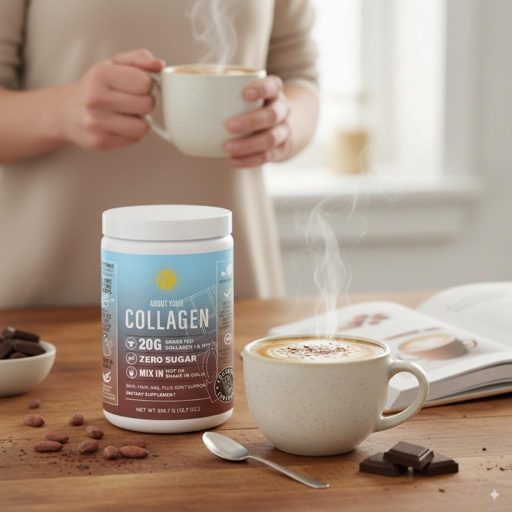 Chocolate Hydrolyzed Type 1&3 Collagen Peptides Powder T44844