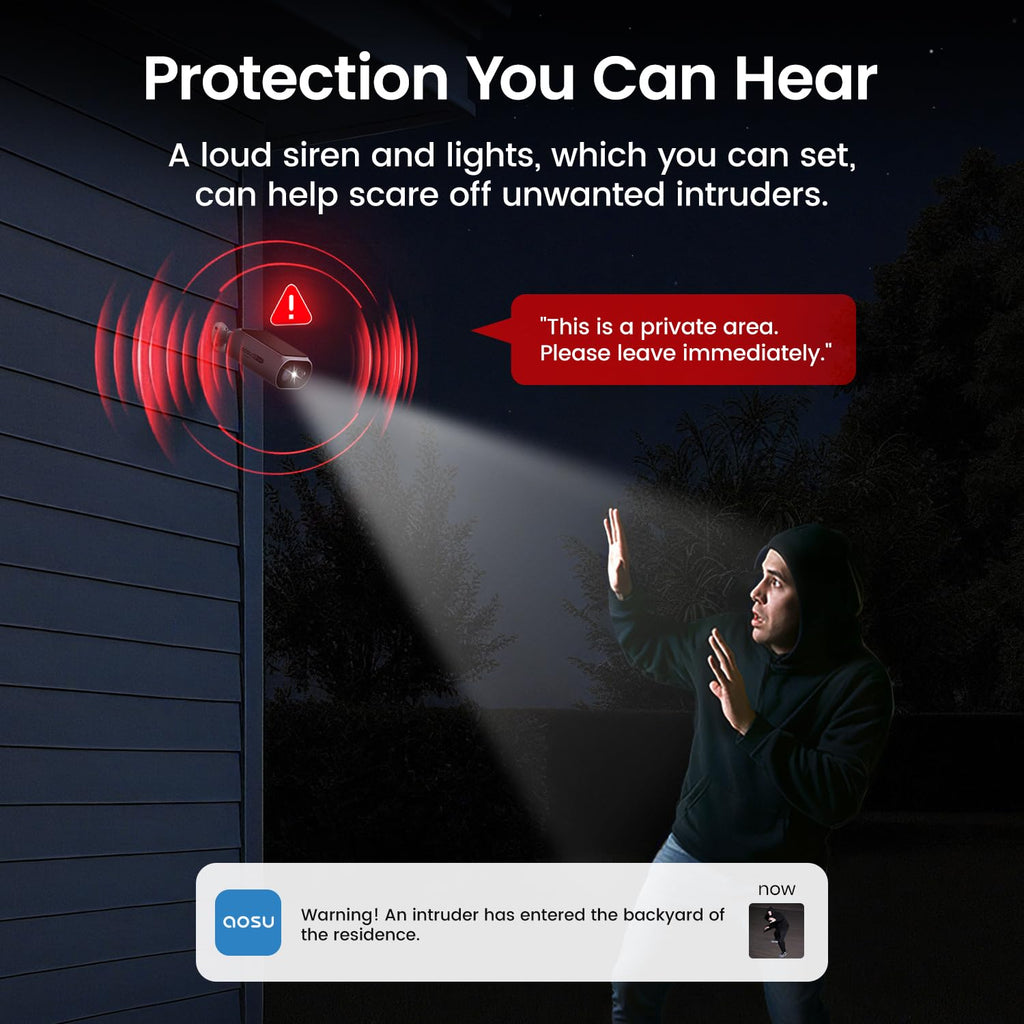 2K QHD Solar Security Cameras Wireless Outdoor System S80512