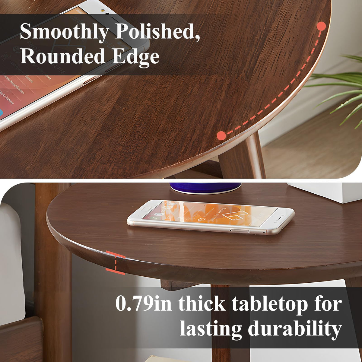 2-Tier Round Side Table T57413