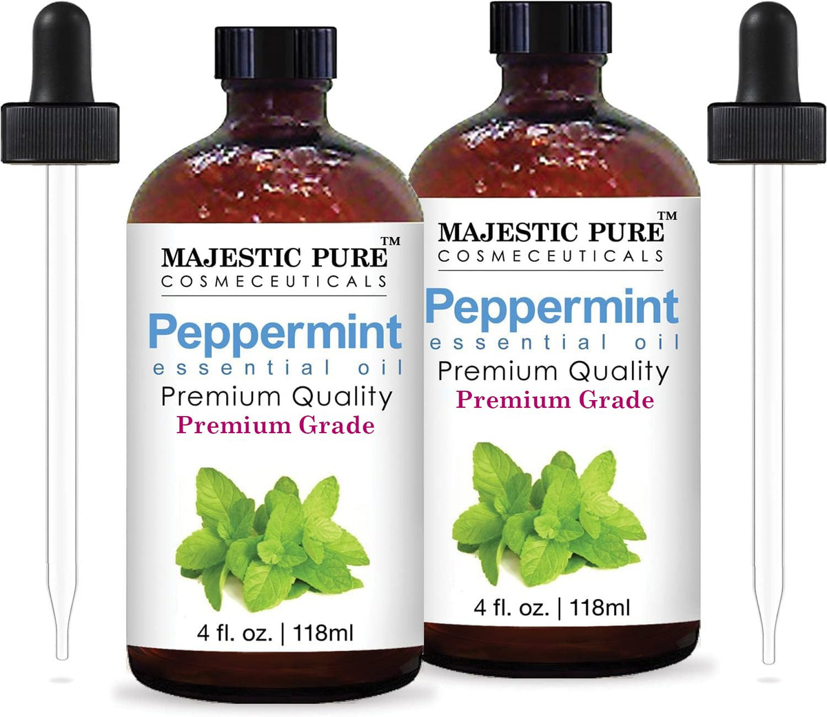 Peppermint and Eucalyptus Essential Oil 4 fl oz Pack of 2 G4365