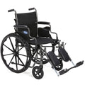 Compact Folding Manual Wheelchair with Swing-Away Footrests X6510