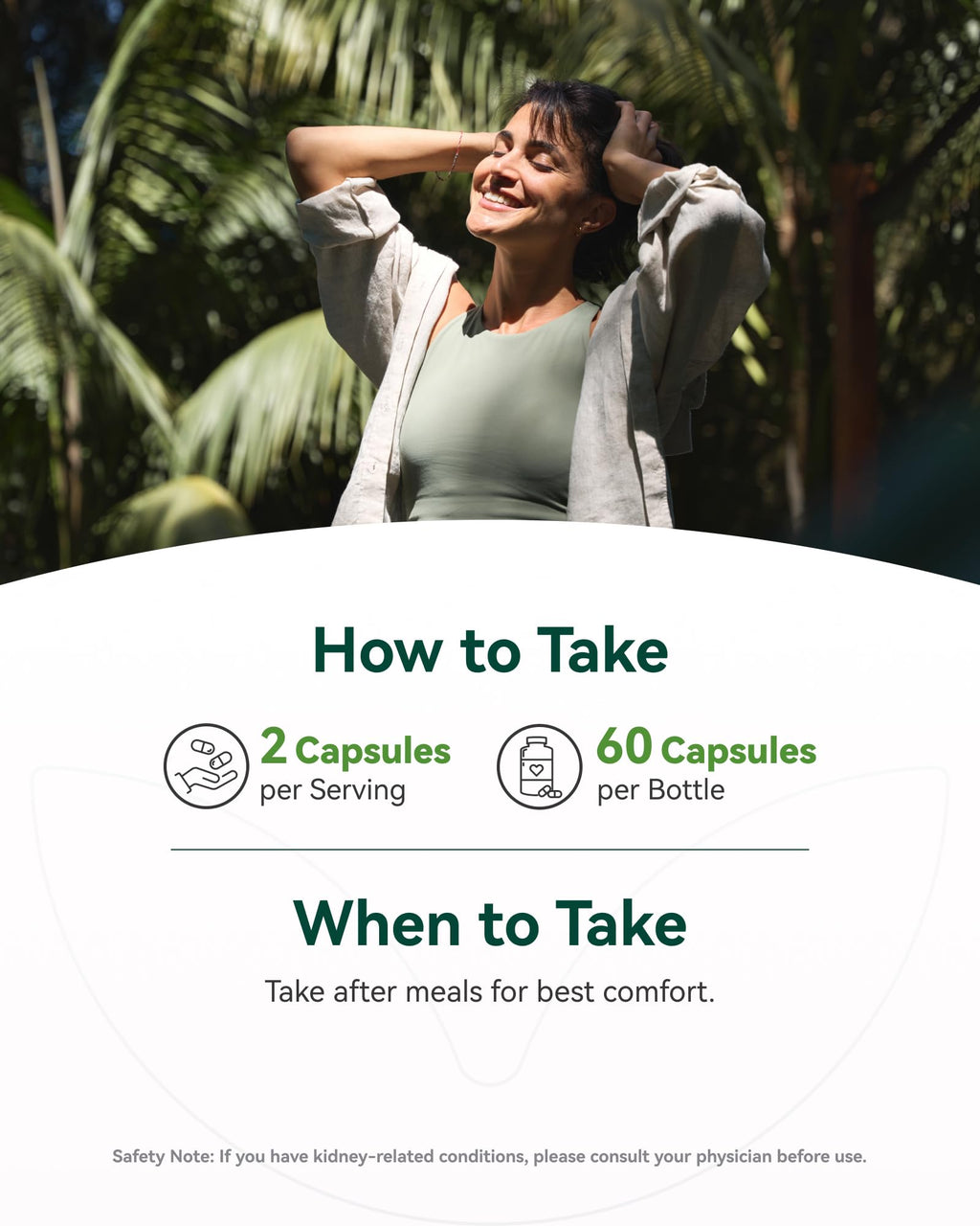 Moringa Capsules 1000mg 10:1 Moringa Leaf Extract 60 Count H762