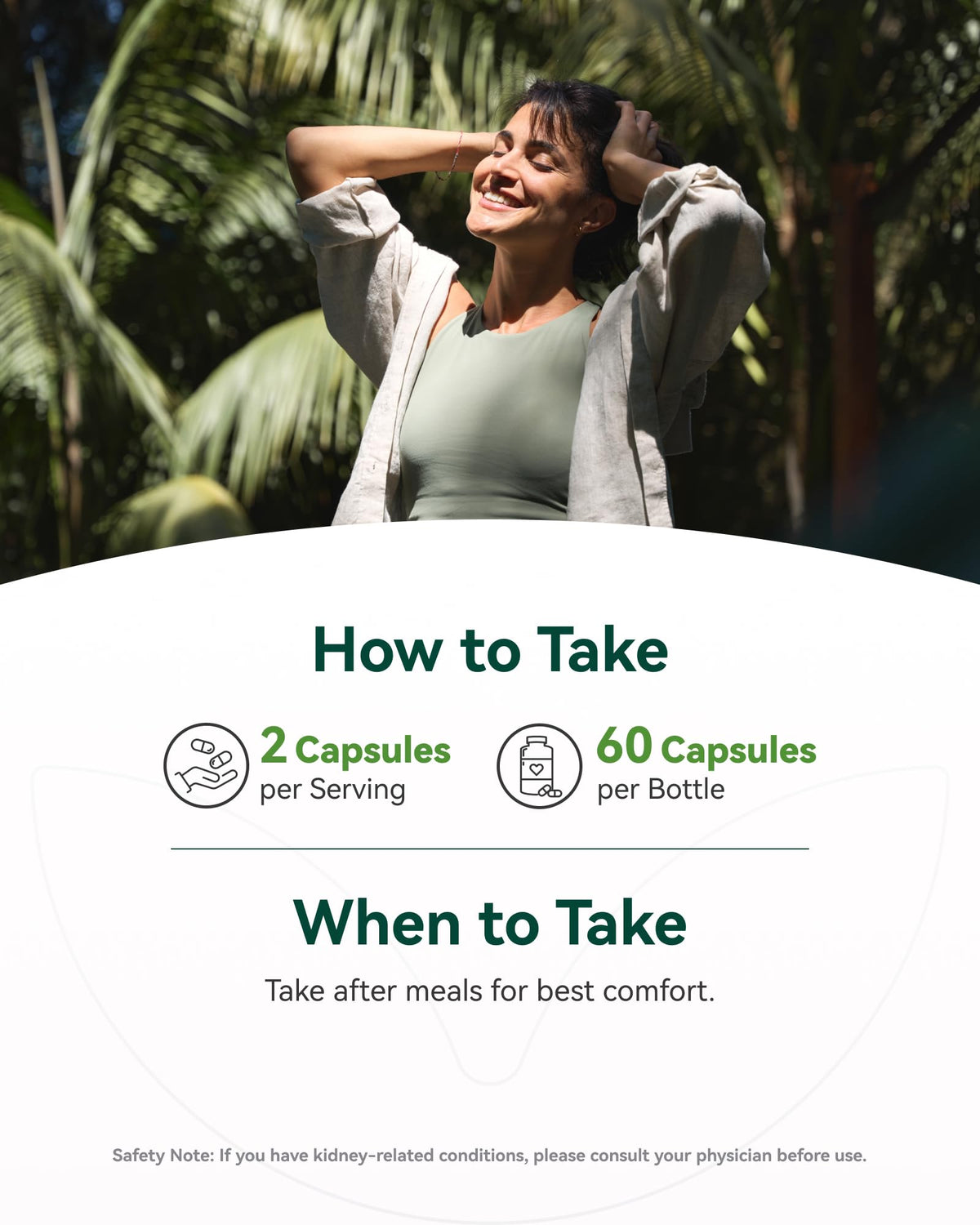 Moringa Capsules 1000mg 10:1 Moringa Leaf Extract 60 Count H762