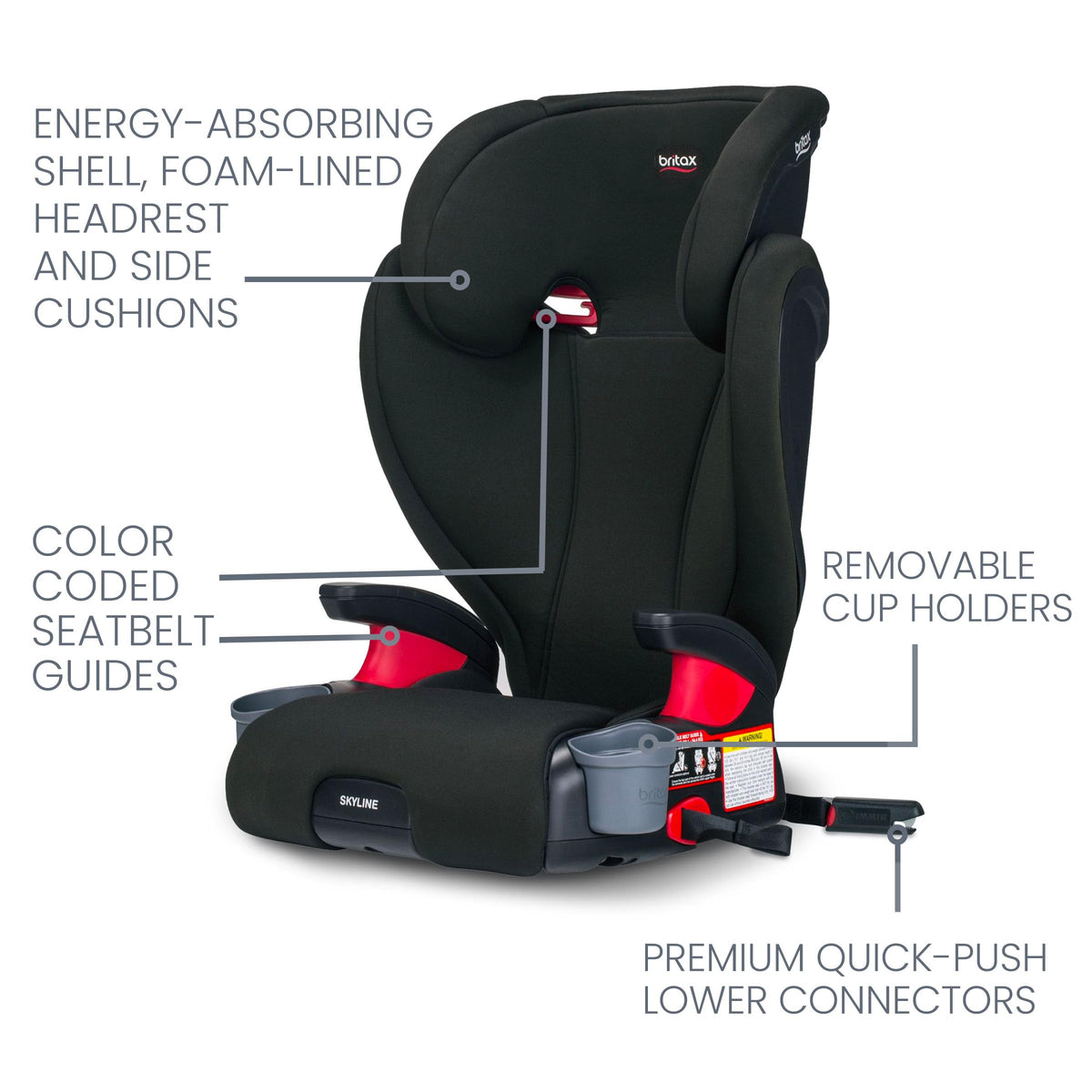 2-Stage Belt-Positioning Booster Car Seat W288607