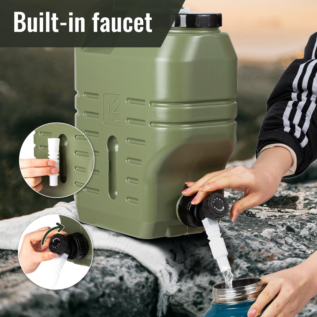 3.2 Gallon Camping Water Jug with Spout V591788