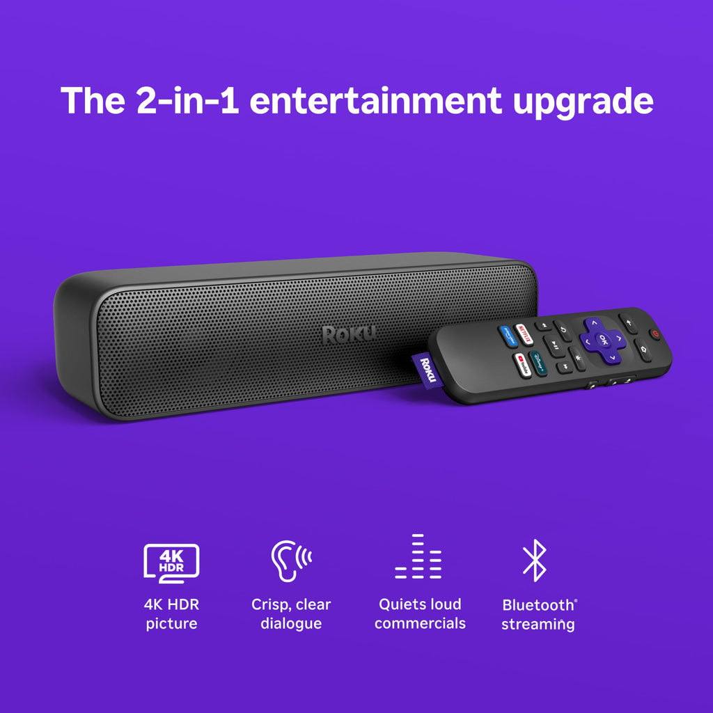 4K Soundbar with Built-in Streaming Device Y91998