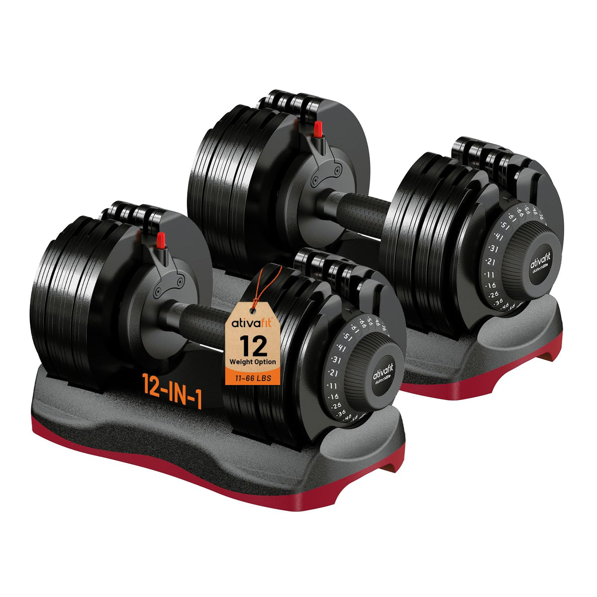 Adjustable Dumbbells Set 5–88LB Y991043