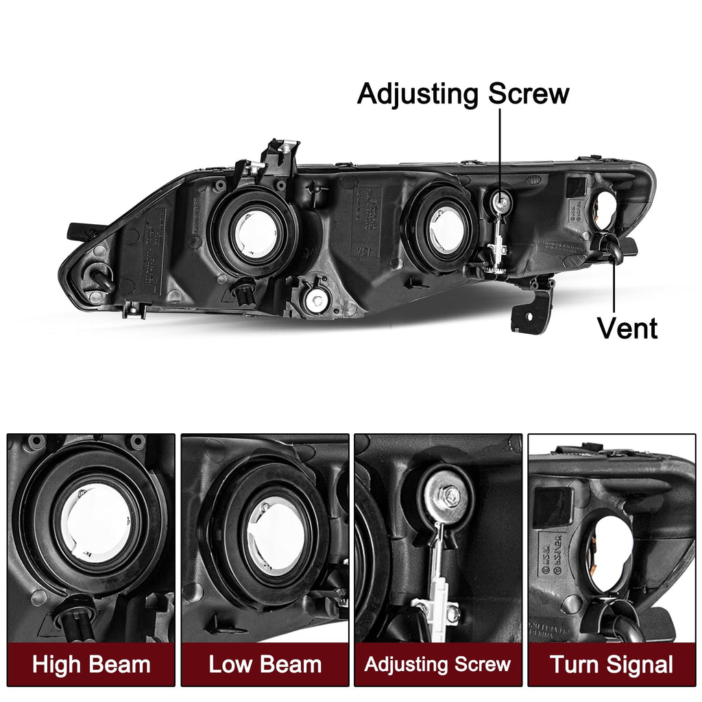 Halogen Headlight Assembly M52683