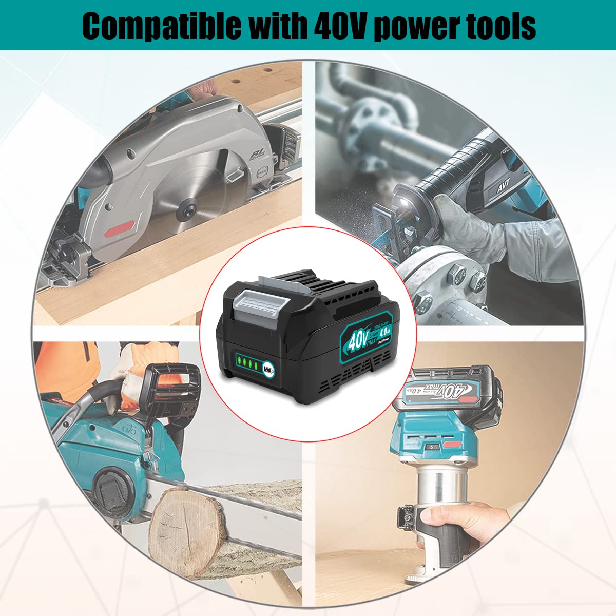 40V 4.0Ah Battery Y980514