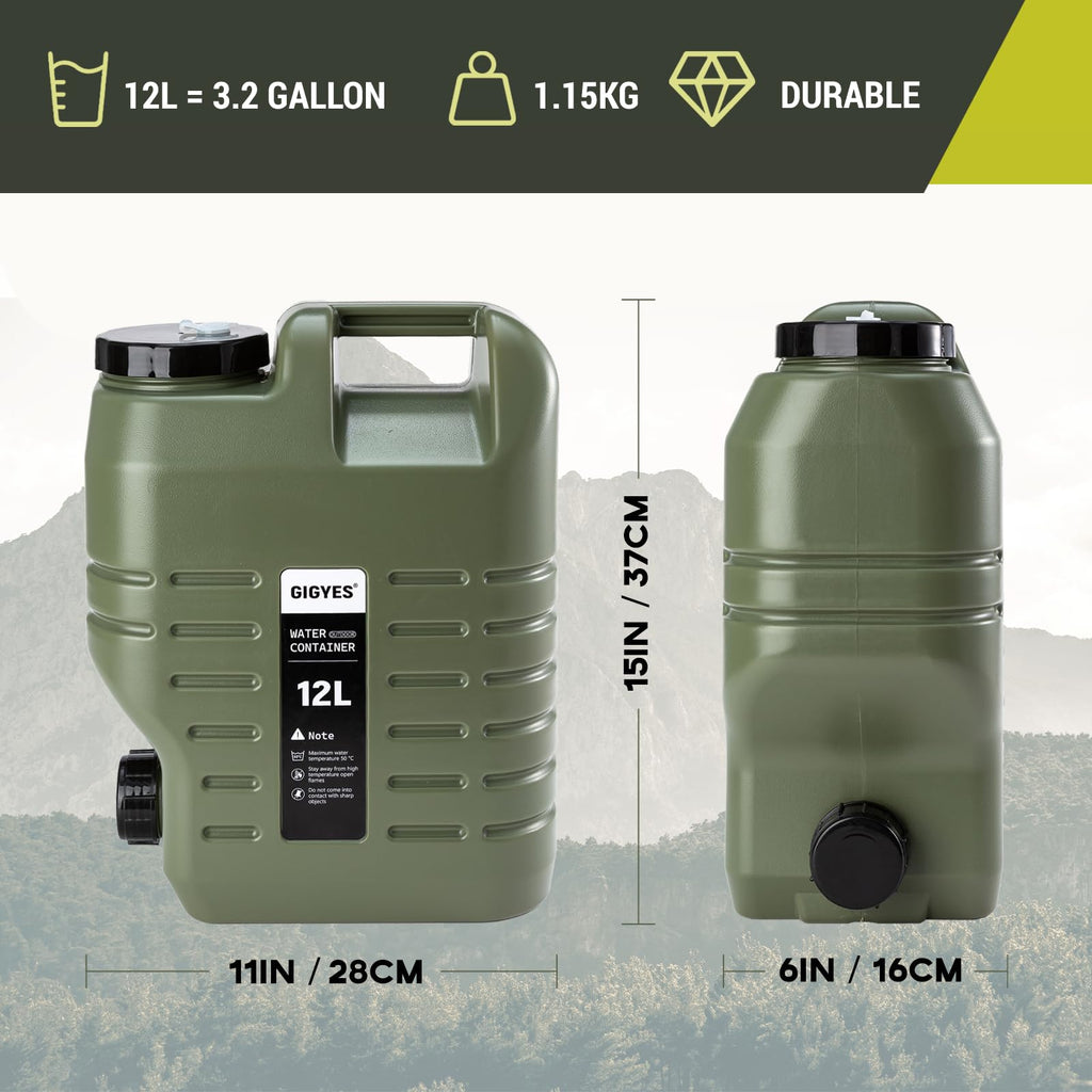 3.2 Gallon Camping Water Jug with Spout V591788