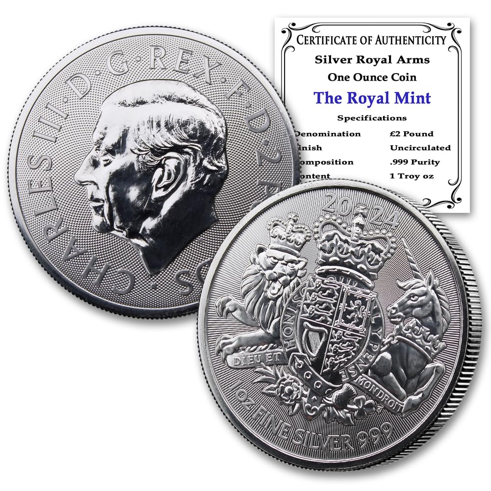 1 oz Silver British Royal Arms Coin U88523