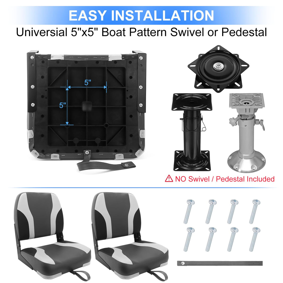 Folding Boat Seat 2 Pack V22108
