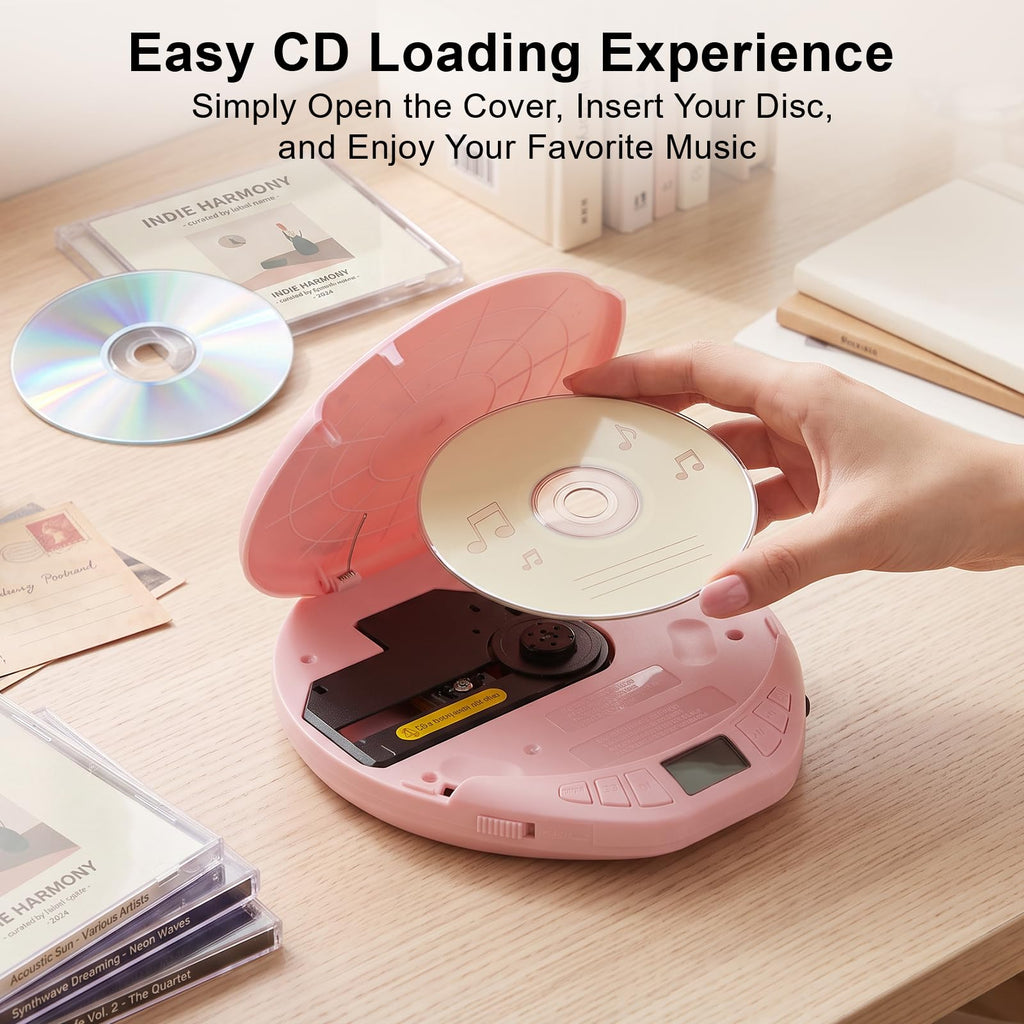 Portable CD Player with Earphones P4570
