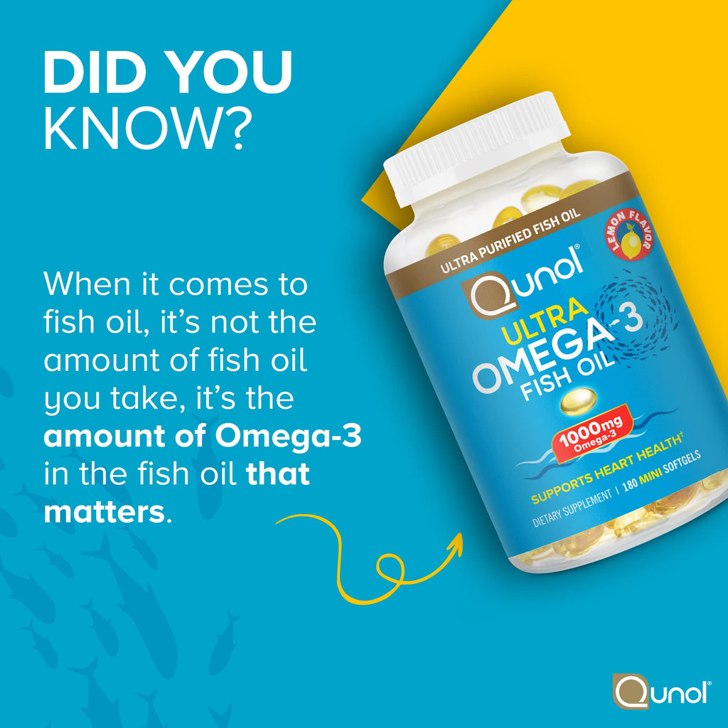 Omega-3 Fish Oil Mini Softgels 1000mg EPA DHA 180ct O51367