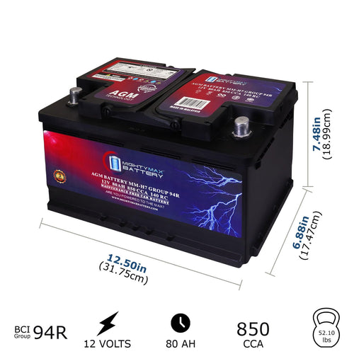 12V 80AH 850 CCA Replacement Battery S728925