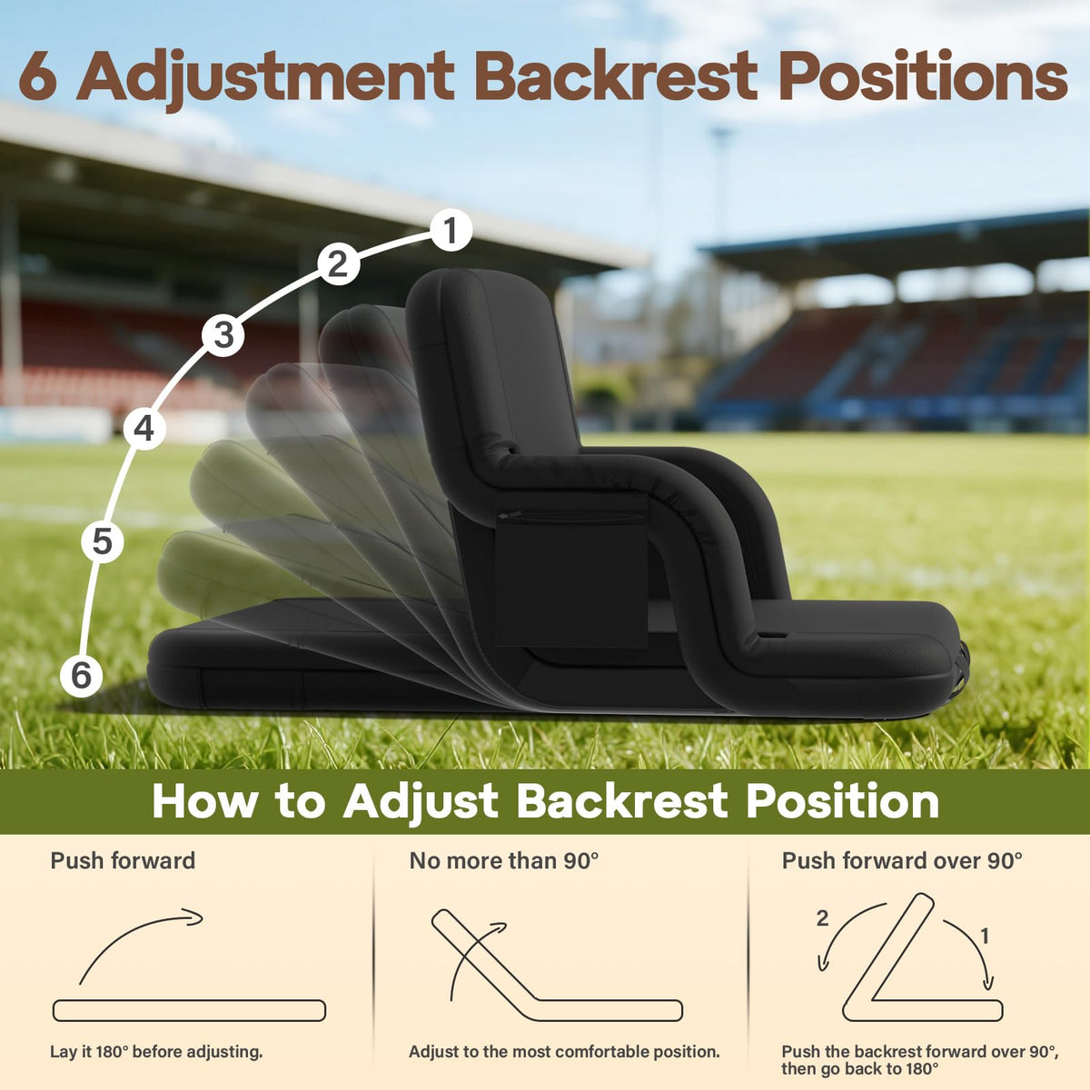 Stadium Seat with Back Support J901530