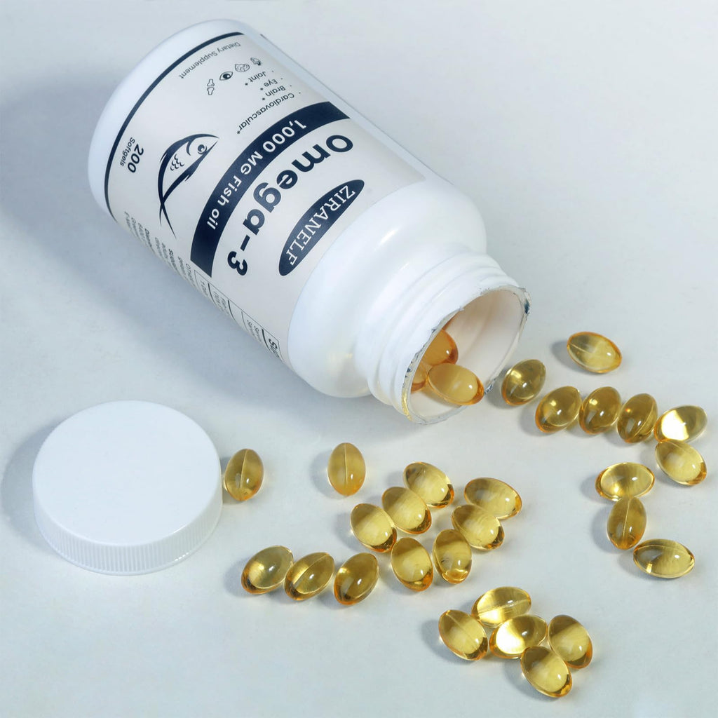 Omega 3 Fish Oil 1000 mg 400 Softgels EPA DHA K54046