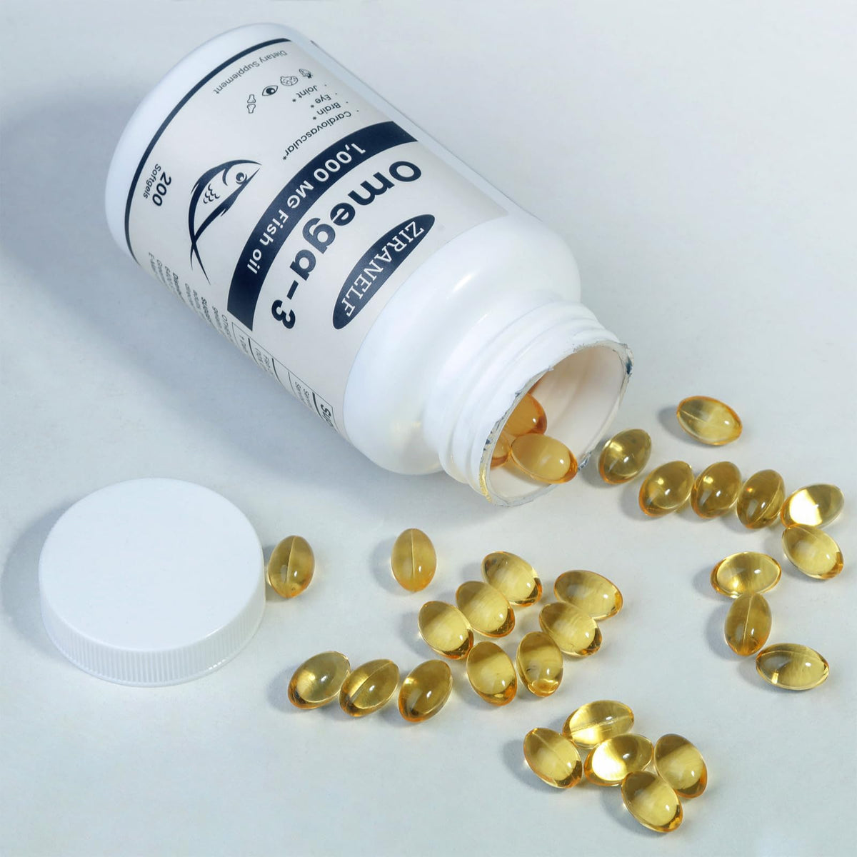 Omega 3 Fish Oil 1000 mg 400 Softgels EPA DHA K54046