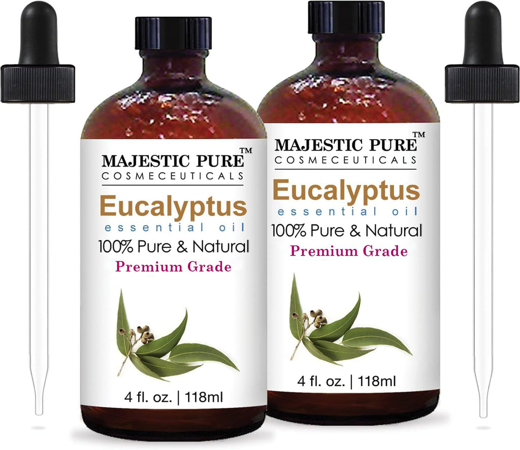 Peppermint and Eucalyptus Essential Oil 4 fl oz Pack of 2 G4365