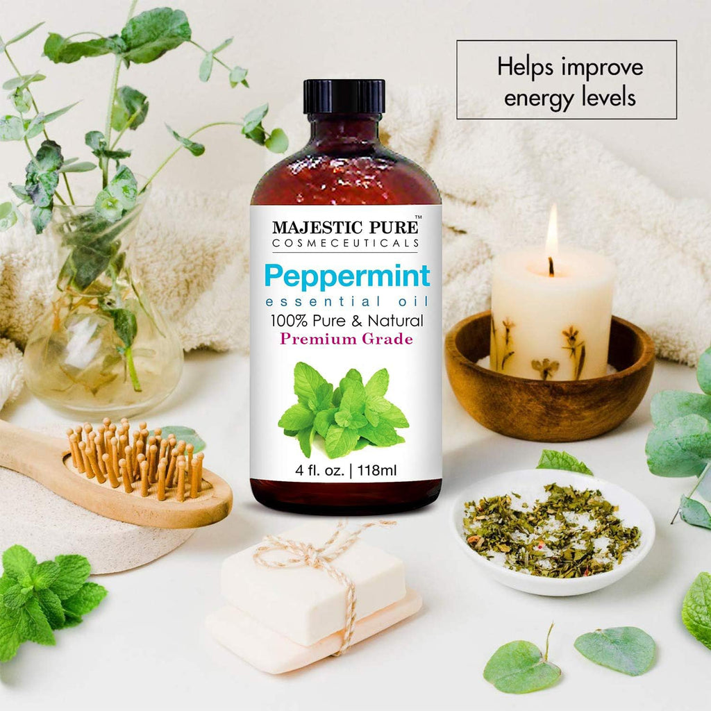 Peppermint and Eucalyptus Essential Oil 4 fl oz Pack of 2 G4365