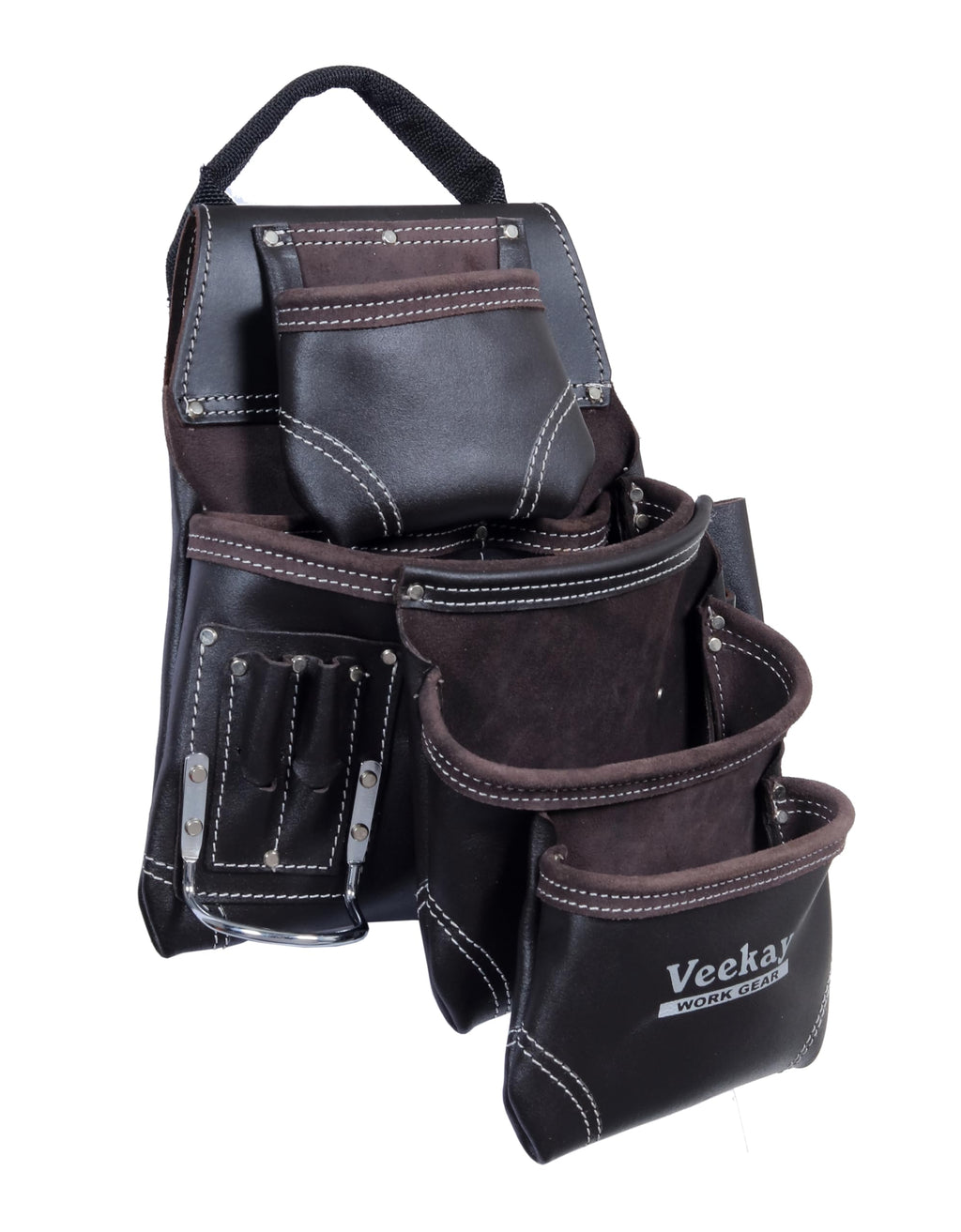 Brown Leather 22-Pocket Tool Belt O493915