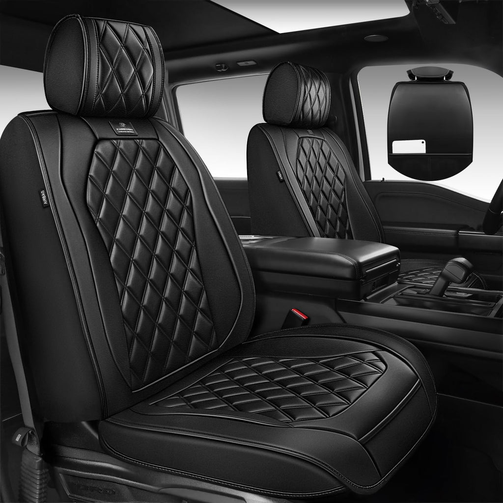 Nappa Leather Car Seat Covers Full Set I2520