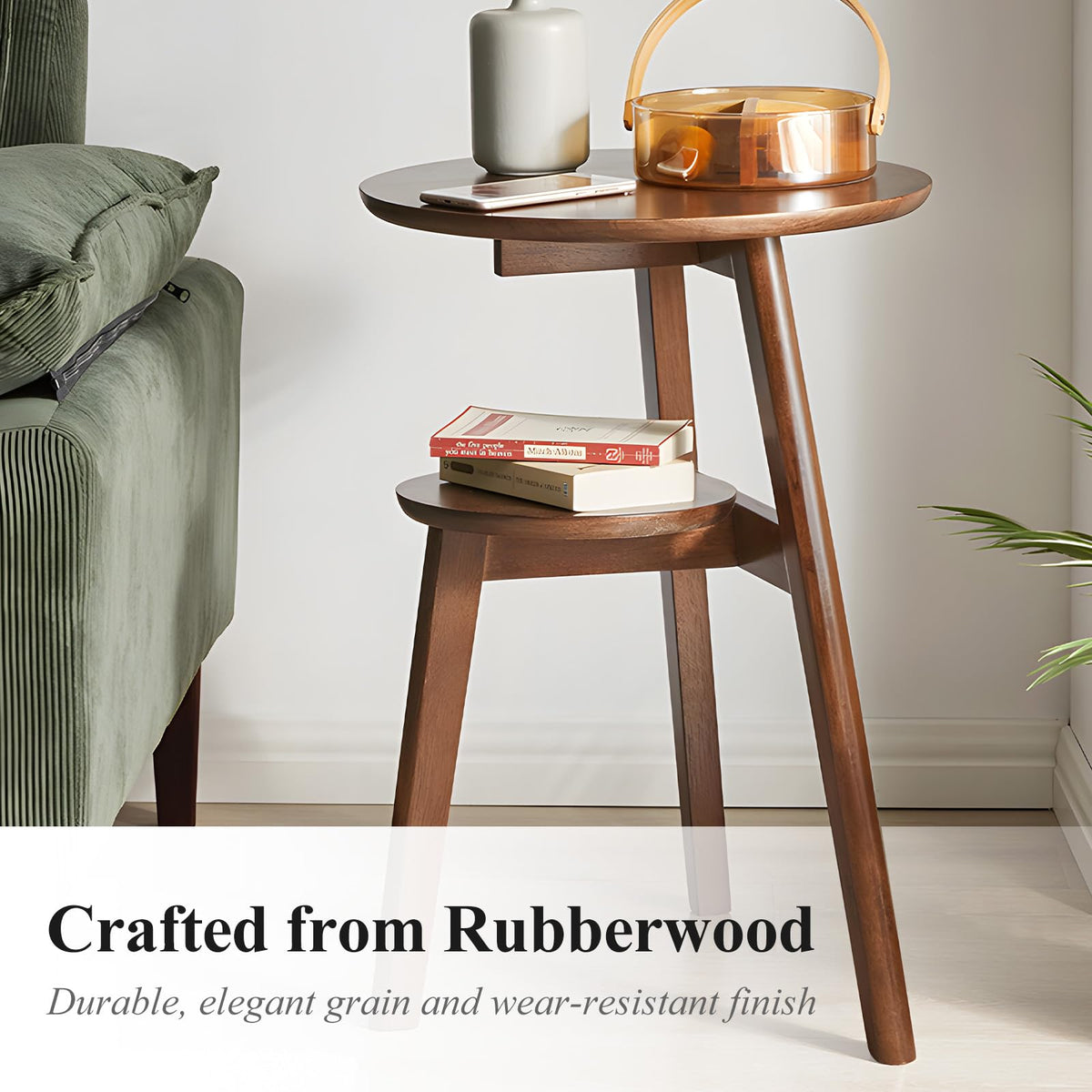 2-Tier Round Side Table T57413