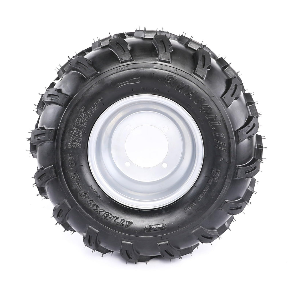 19x7-8 8 Inch All Terrain Tubeless Tire Wheel Assembly 4 Pack H130256