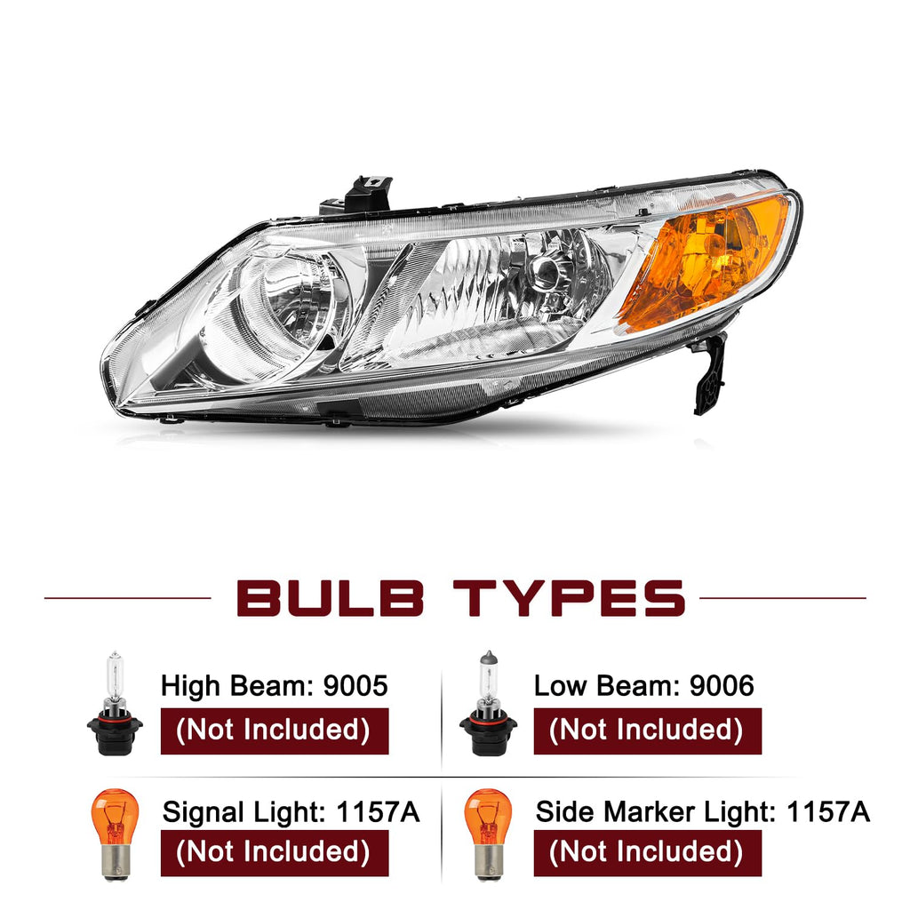 Halogen Headlight Assembly M52683