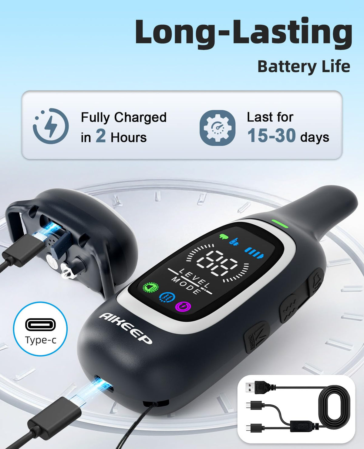 2-in-1 Dog Training Collar with Remote Y687