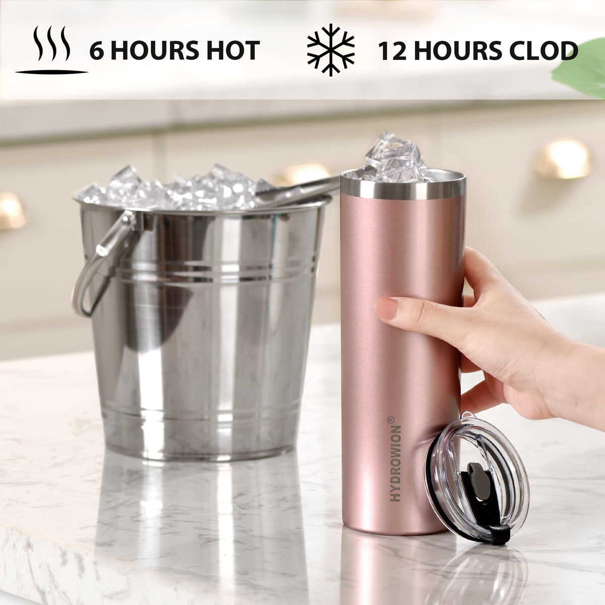 20 oz Insulated Tumbler with Straw Lid H31818