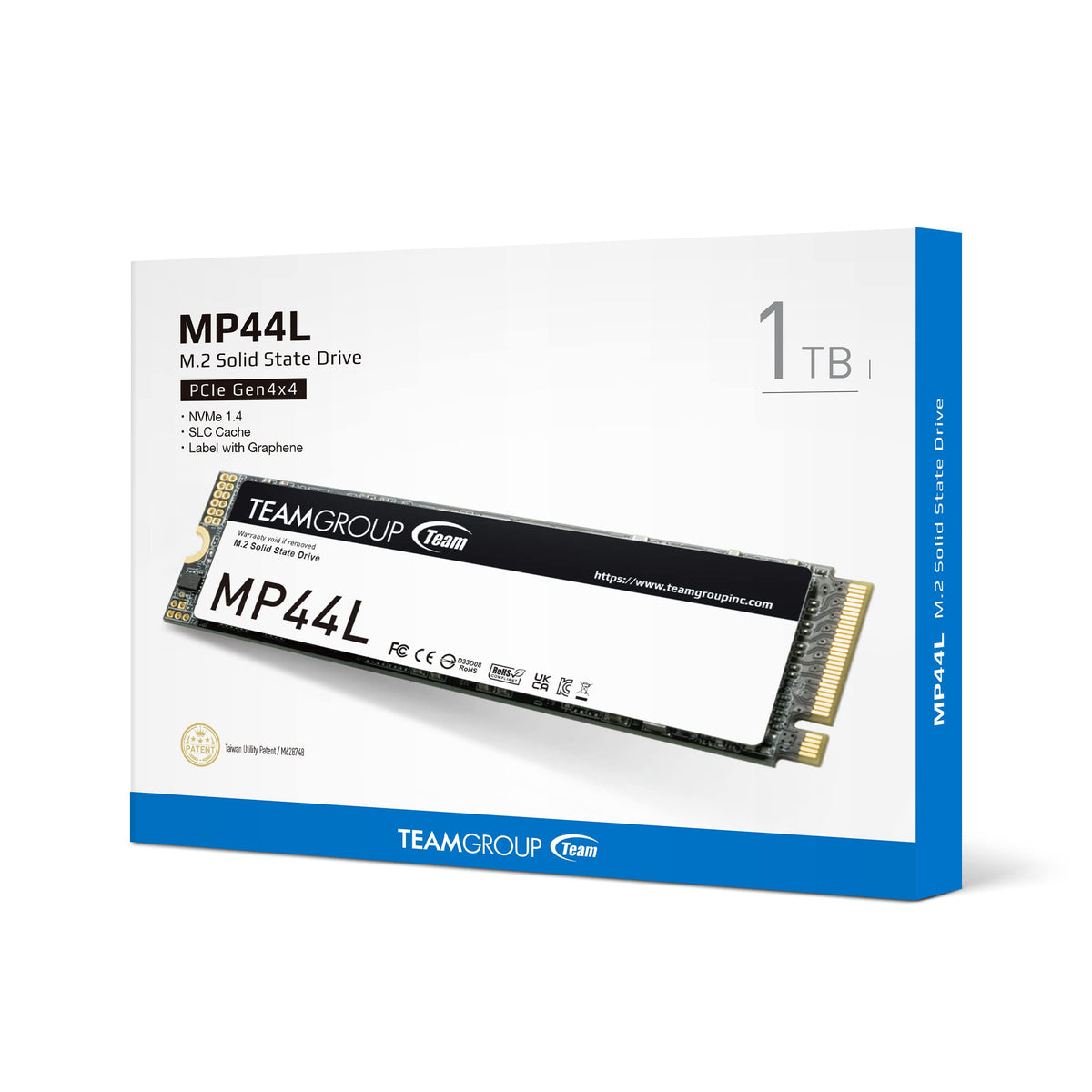 1TB NVMe PCIe Gen 4x4 M.2 2280 SSD G53454